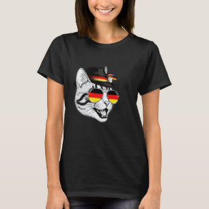 T-shirt Chat mignon drapeau allemand Oktoberfest fierté Al