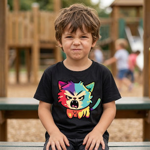 T-shirt Chat mignon en colère qui baisait.