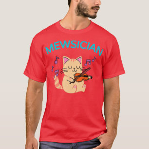 T-shirt Chat mignon Jouer du violon