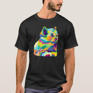 T-shirt Chat mignon Kitty Pop coloré pour maman et papa ch