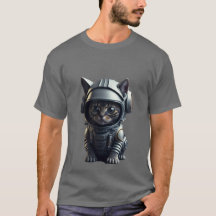 chat mignon portant un uniforme d'astronaute