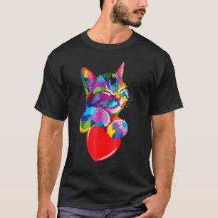 T-shirt Chat Mignon pour Adoption de Chatons Colorés