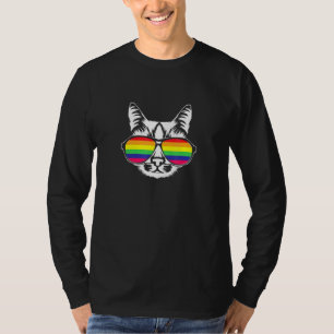 T-shirt Chat mignon Rainbow Lunettes de soleil Outfit Tran