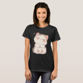 T-Shirt Chat Mignon Sourire (Devant entier)