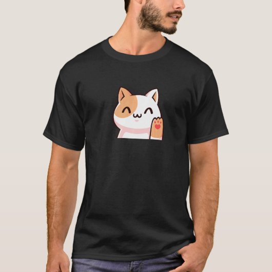 T-shirt Chat Mignon Style Uwu (Devant)