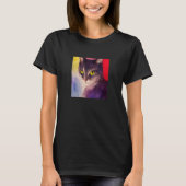 T-shirt Chat mignon Visage Sweet Kitty Feline Meow Pet W (Devant)