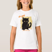 T-shirt Chat moyen amusant | Amusant (Devant)