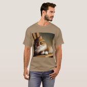 T-shirt Chat Munchkin (Devant entier)