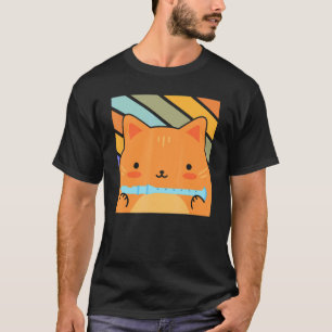 T-shirt Chat musical Flûte Flûtiste Instrumentiste Musicie