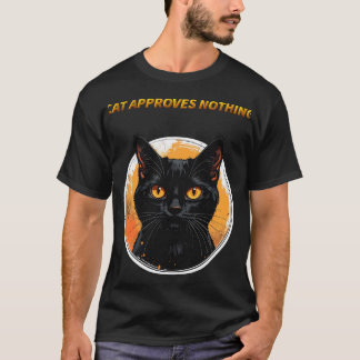 T-shirt Chat N'approuve Rien
