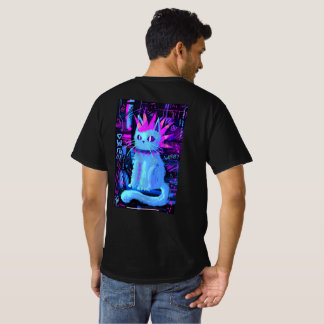 T-shirt Chat Néon Punk