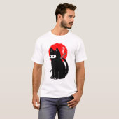 T-shirt Chat ninja (Devant entier)
