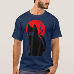 T-shirt Chat Ninja Chat Kitty Japonais Chat Samurai Chat<br><div class="desc">Kitten noir Ninja Chat Kitty japonais Samurai Chat Katana (2).</div>