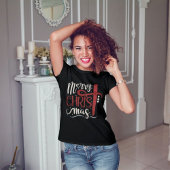 T-shirt Chat Noël Arbre Noël Noël Filles Goys Meowy Catmas