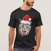 T-shirt Chat Noël Noël Noël Noël Noël Noël Noël Noël Joyeu (Devant)