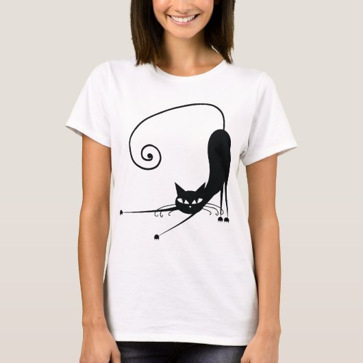 T-shirt Chat noir (Devant)