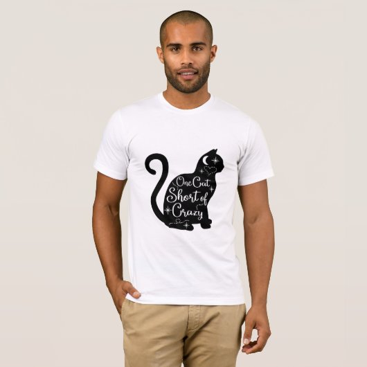 T-shirt Chat noir (Devant entier)