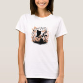 T-shirt - Chat noir (Devant)