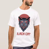 T-shirt Chat noir (Devant)