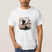 T-shirt - Chat noir (Devant)