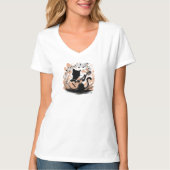 T-shirt - Chat noir (Devant)