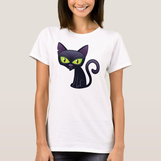 T-shirt Chat noir (Devant)