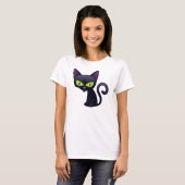 T-shirt Chat noir (Devant entier)