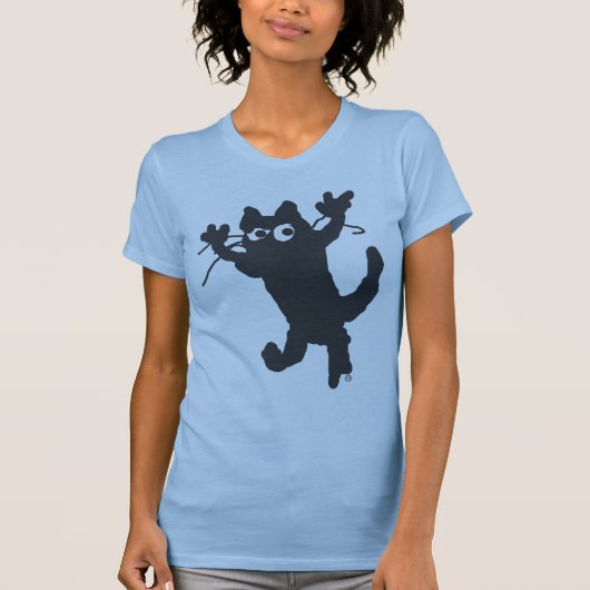 T-shirt chat noir (Devant)