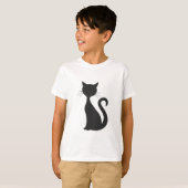 T-shirt Chat noir (Devant entier)