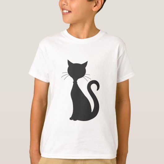 T-shirt Chat noir (Devant)