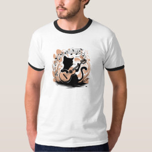 T-shirt - Chat noir