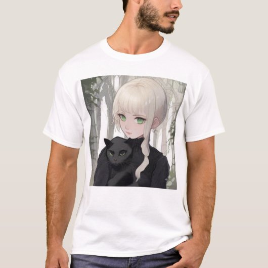 T-shirt Chat Noir (Devant)