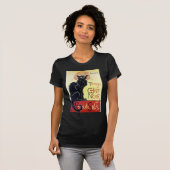 T-shirt Chat noir, Alexandre Steinlen (Devant entier)