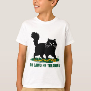 T-shirt Chat Noir Avec Serpent Oh Barbe Il Treading Nature