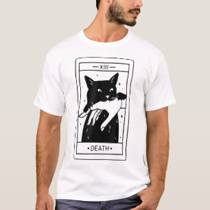 T-shirt Chat Noir Cadeau Halloween Pour Hommes Femmes Enfa