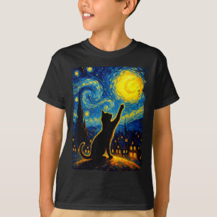 T-shirt Chat noir Chat Chat Maman Chat Papa