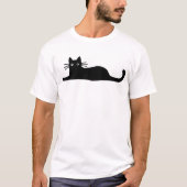 T-shirt Chat noir Cool Kitty Lover (Devant)