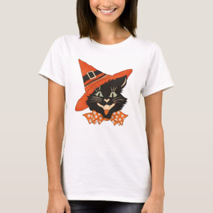 T-shirt Chat noir d'Halloween