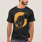 T-shirt Chat noir d'Halloween 1920 (Devant)