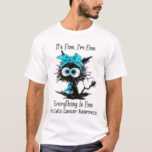 T-shirt Chat noir drôle Son fin Je suis un beau cancer de
