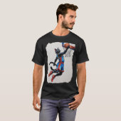 T-shirt Chat Noir Dunk ! (Devant entier)