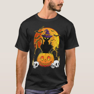 T-shirt Chat noir effrayant Halloween Costume Halloween 1