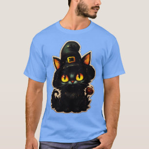 T-shirt Chat noir en sorcières Casquette Chats noirs Éffra