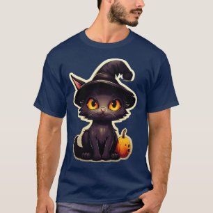 T-shirt Chat noir en sorcières Casquette Chats noirs Éffra