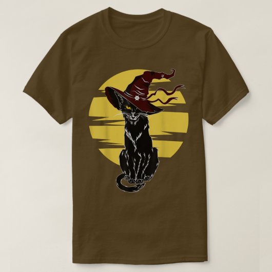 T-shirt Chat noir et blanc (Design devant)