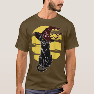 T-shirt Chat noir et blanc