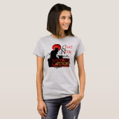 T-Shirt Chat Noir et Café Noir (Devant entier)