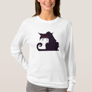 T-shirt Chat noir fâché