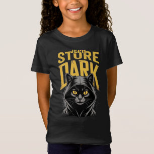 T-Shirt Chat noir graphique urbain edgy mode streetwear
