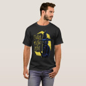 T-shirt Chat noir Halloween (Devant entier)